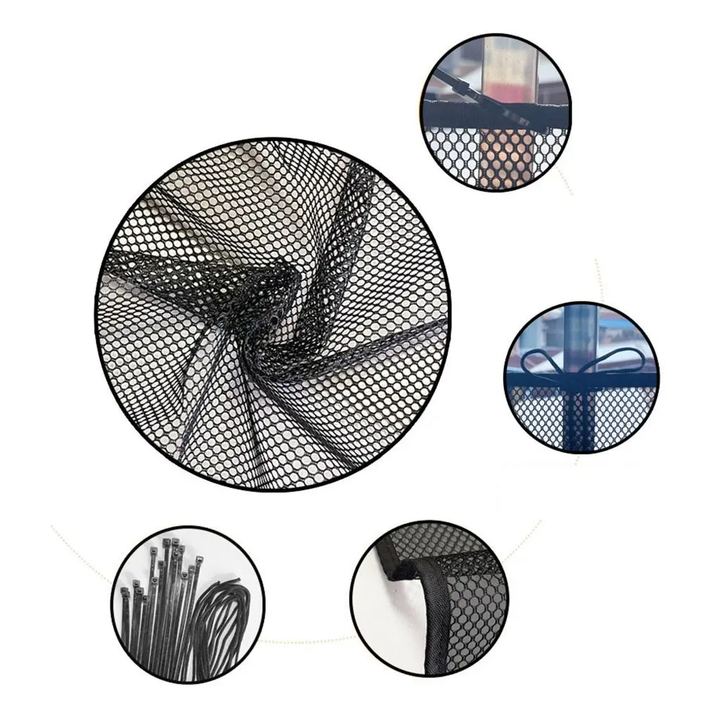 Black Children\'s Staircase Safety Net Protective Net Balcony Anti Fall Net Small Hole Window Anti Cat Anti Fall Net