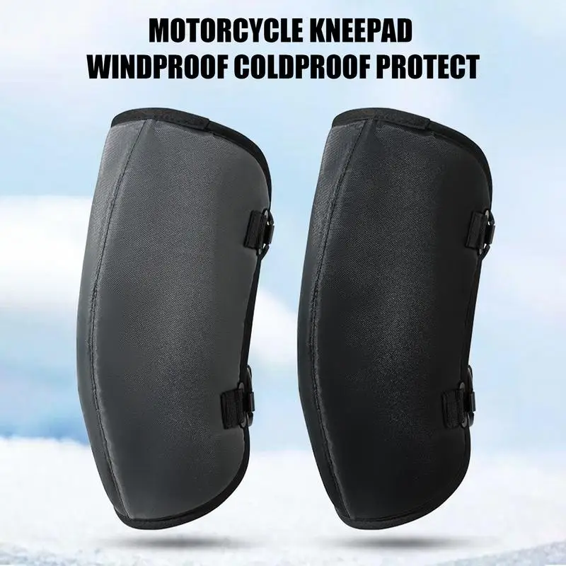 

Knee Guard for Motorcycle Riding Elastic Knee Pad Waterproof Knee Braces With Fleece Lining Universal Motorbike Protection Guard