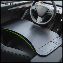 New Car Steering Wheel Laptop Tray for Tesla Model 3/Y Accessories Steering Wheel Food Desk Portable Office Table 2018-2022