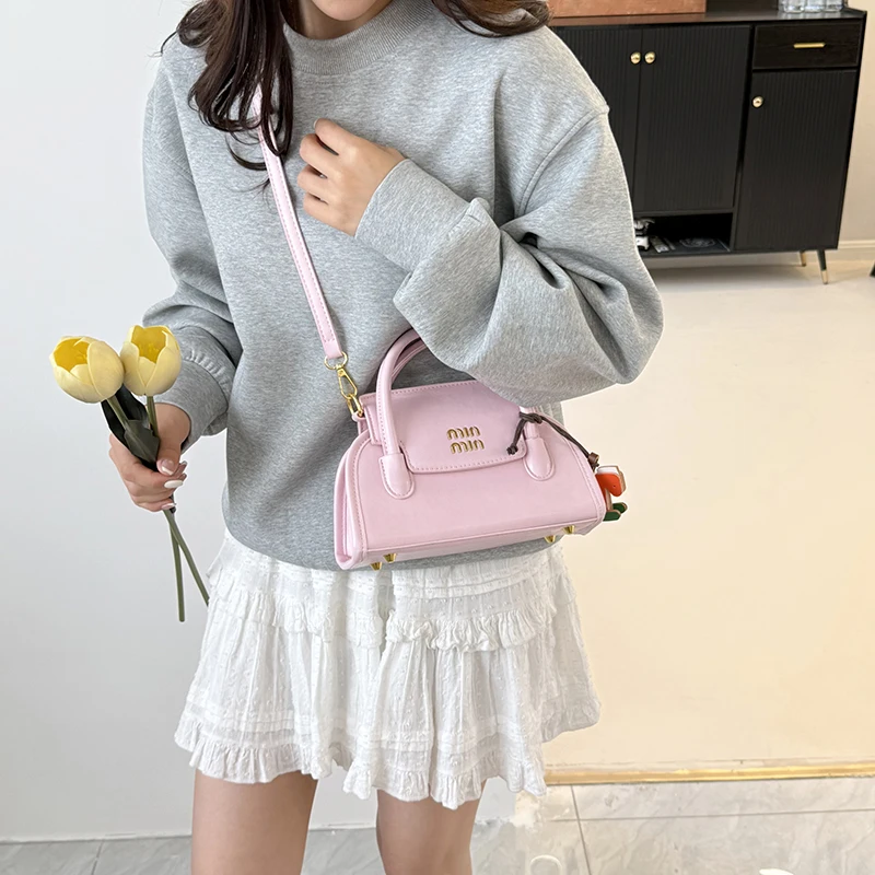 

Fashion Ladies Top Handle Bag Pu Leather Quilted Handbag Compact Shoulder Bag for Travel