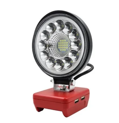 

# Hot Upgraded LED Work Light COMPATIBLE WITH For Milwaukee M18 18V Battery Lithium Light With 2 Usb Charging Port