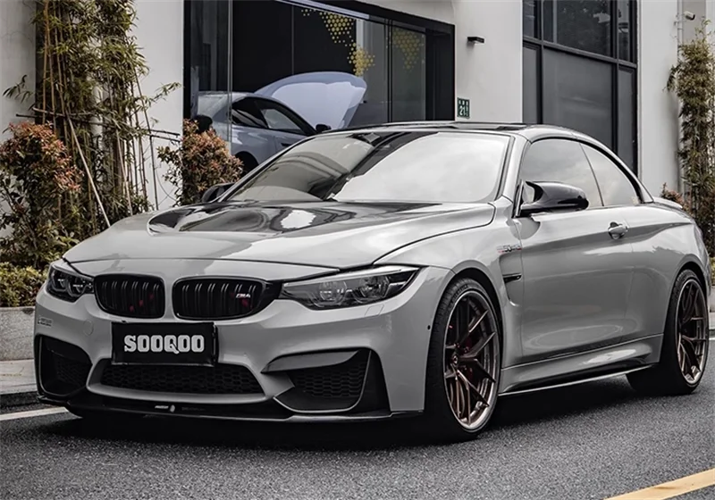 Used for upgrading the BMW M3 M4 series F80 F82 with a dry carbon fiber MP style upper corner body kit