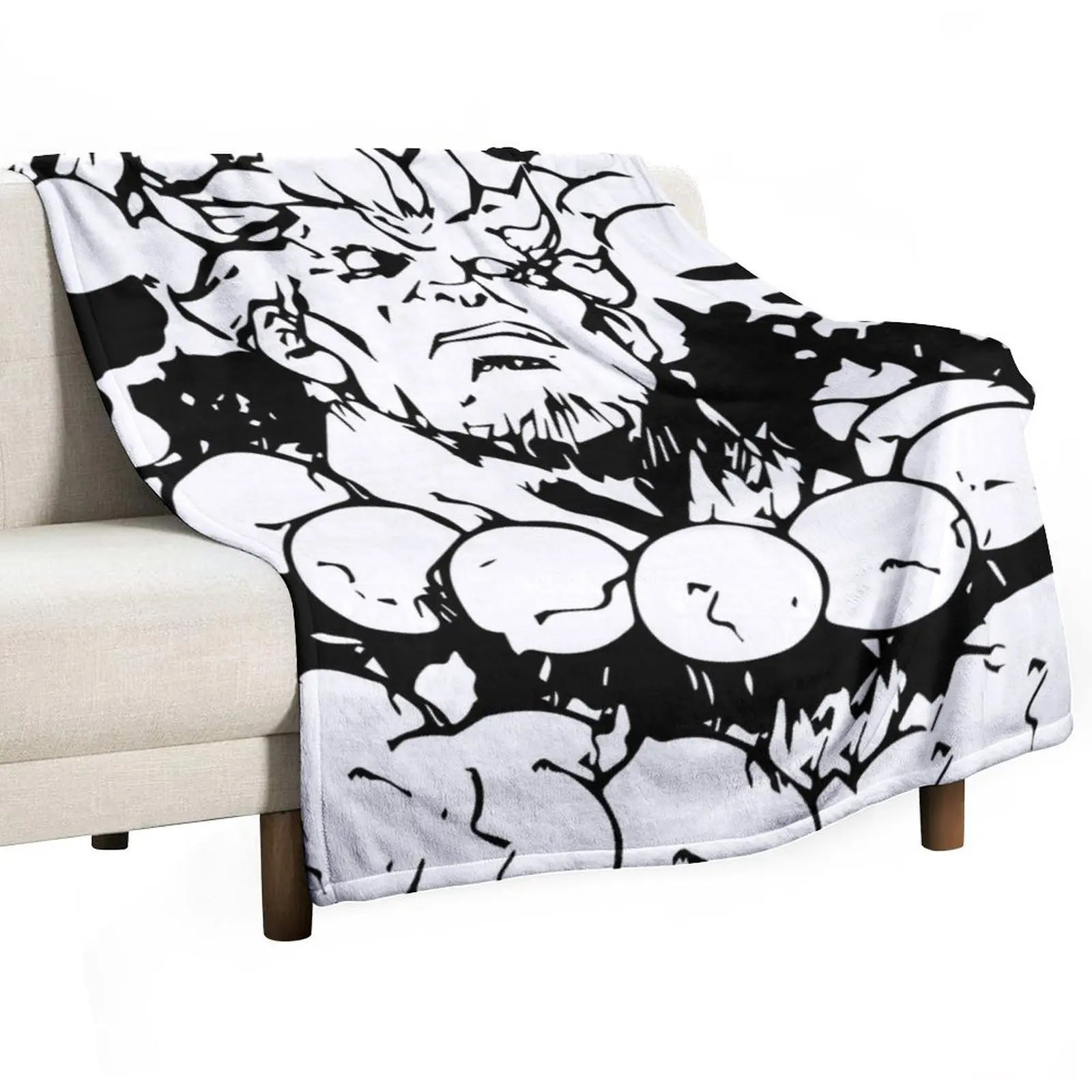 Rage of the fighter Throw Blanket Baby Polar Weighted Blankets