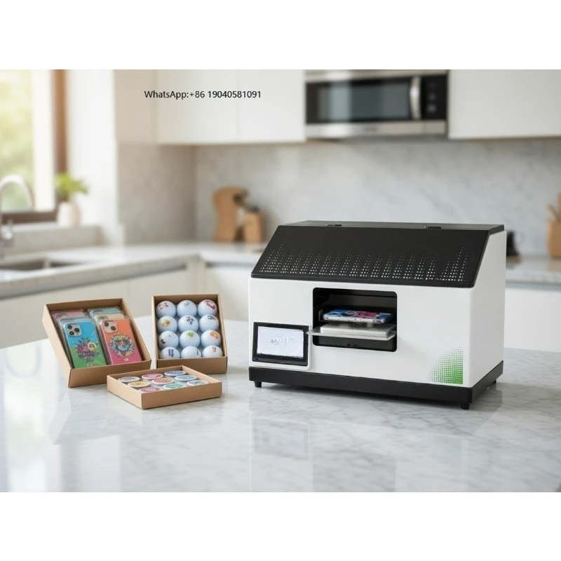 New Beric A5 UV Flatbed Inkjet Printer Automatic XP600 Phone Case Card Printing 3D Embossing Portable Wireless High-Speed