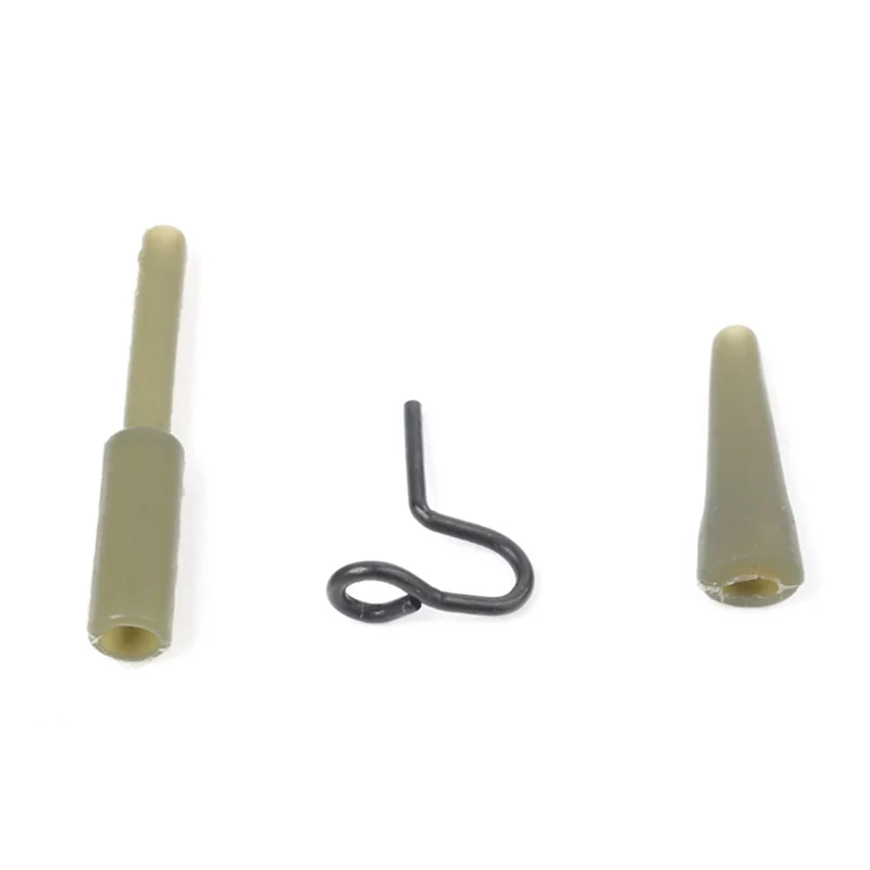 

ABLB-100PCS терминал для ловли карпа, сверхмощные свинцовые зажимы и хвостовые резиновые трубки для оснасток для ловли карпа