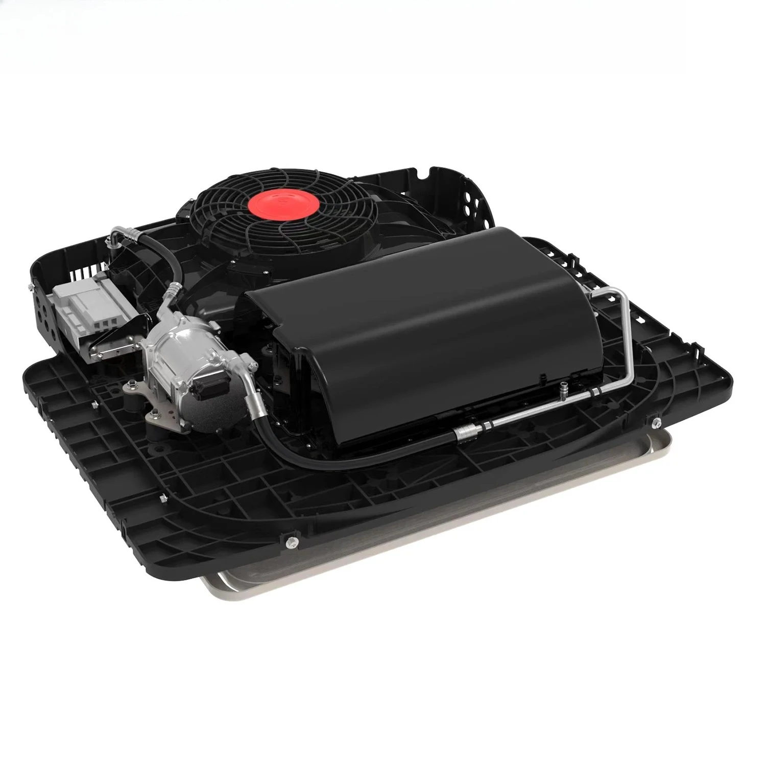 DC12v24vElectric Parking Air Conditioner 12 Volt Rooftop air Conditioning Brushless Motor Fan for Truck Car Van Bus caravan