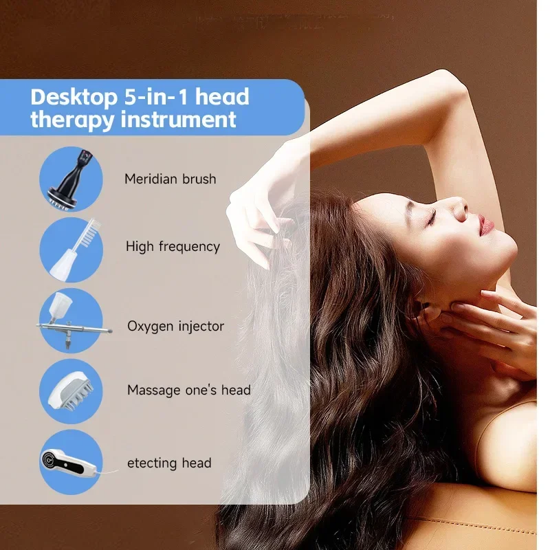 5 in 1 hair spa high frequency scalp analyzer hair maintenance massage machine