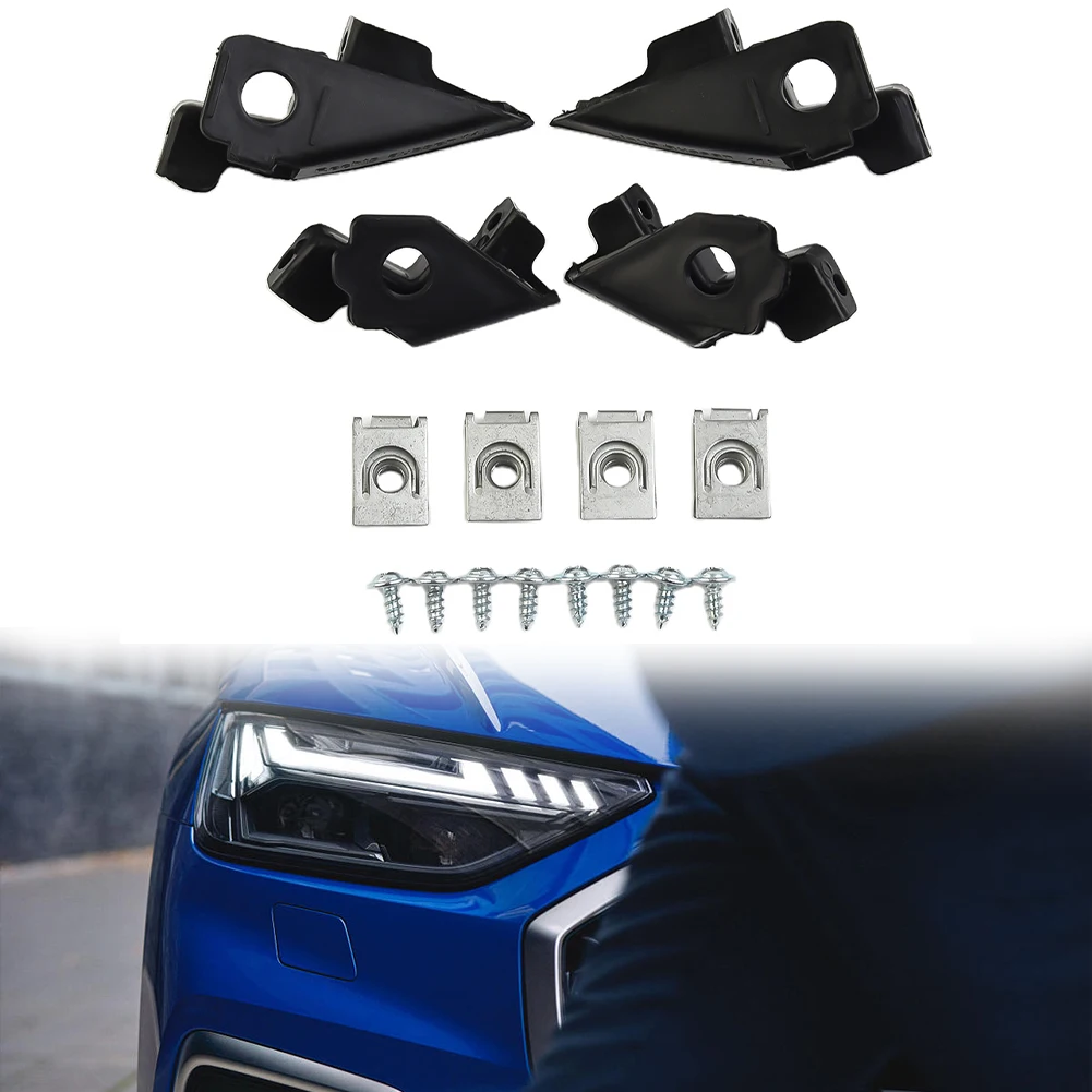 

Крепление лампы Кронштейн фары 6R0998225 6R0998226 8X Винтовые аксессуары Кронштейн фары Пластик Замена замены # 6R0998226