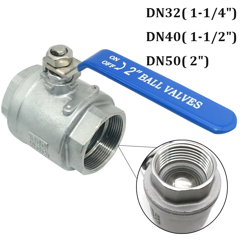 SS304 BSP Female Stainless Steel 1-1/4