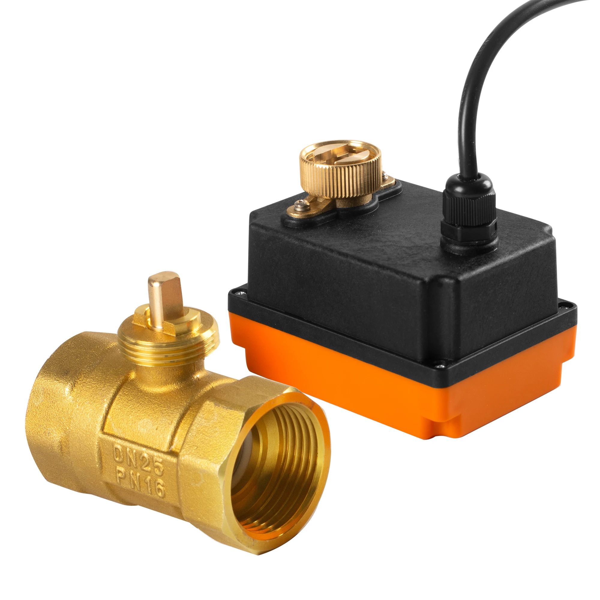 Katup Bola Listrik Kuningan DN32 Tahan Air Berkualitas Tinggi, Dapat Dilepas, Katup EMC, Penjualan Pabrik Terlaris, Katup Bawah Air