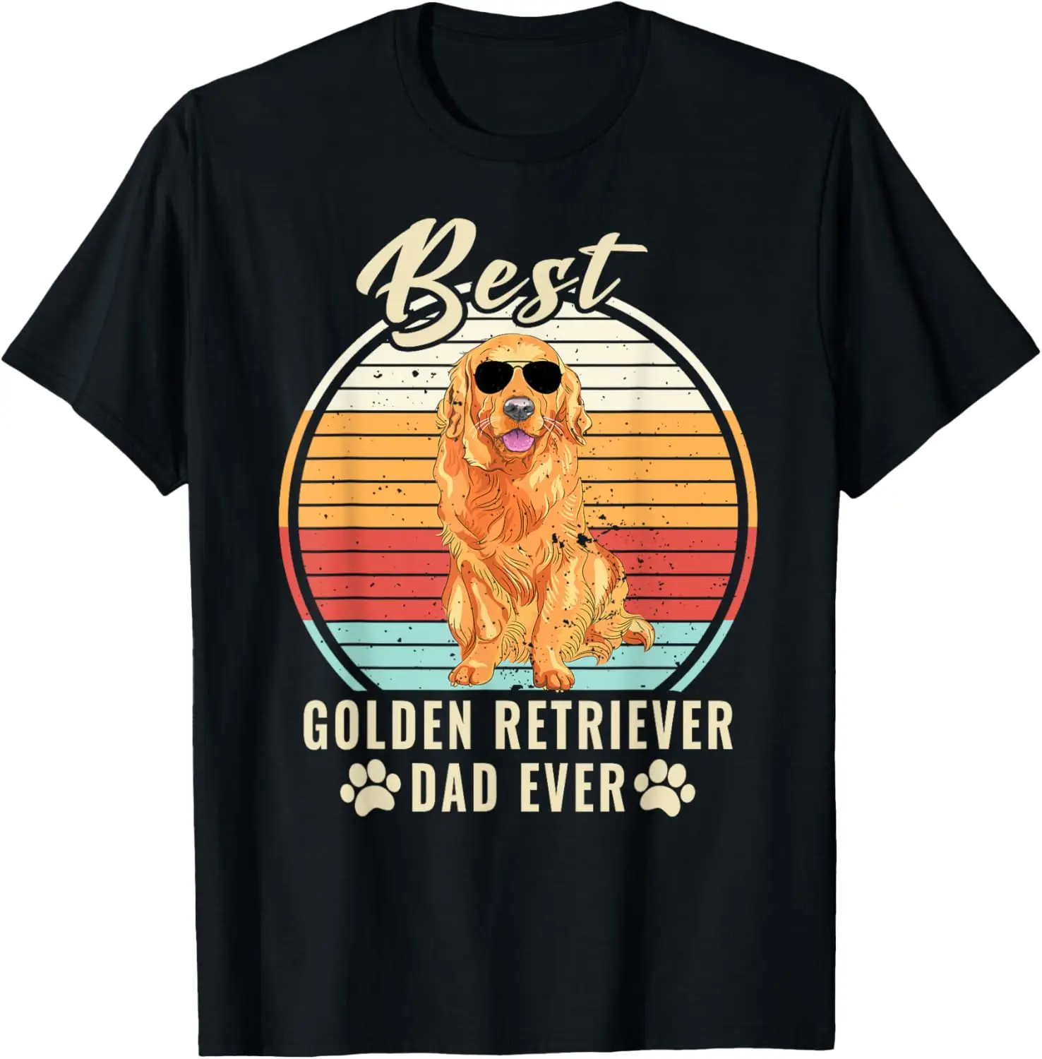 

Golden Retriever Dad Funny Dog Dad Gift Idea T-Shirt