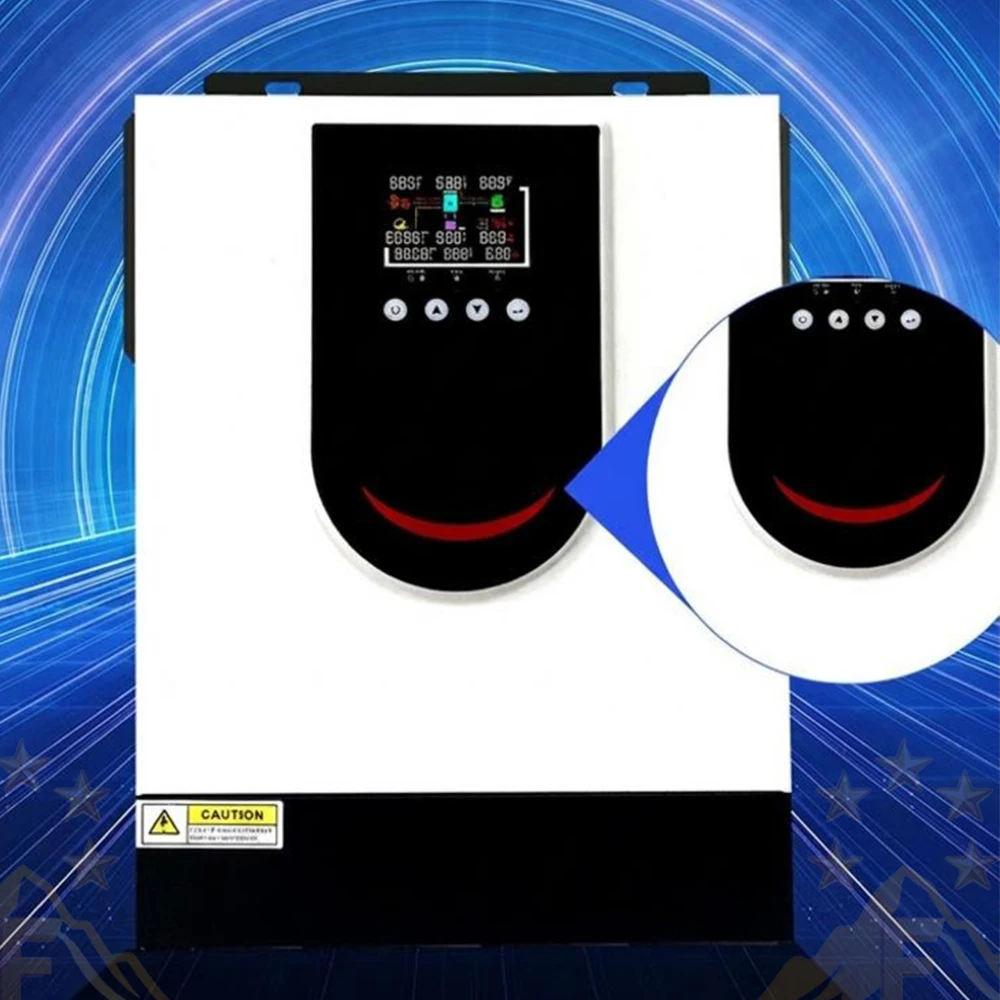 Home 220V Smart Solar Hybrid Inverter WIFI 1500W 4KW 5KW 6KW 10KW 450V Solar Controller  Off Grid Tie System Regulator Battery