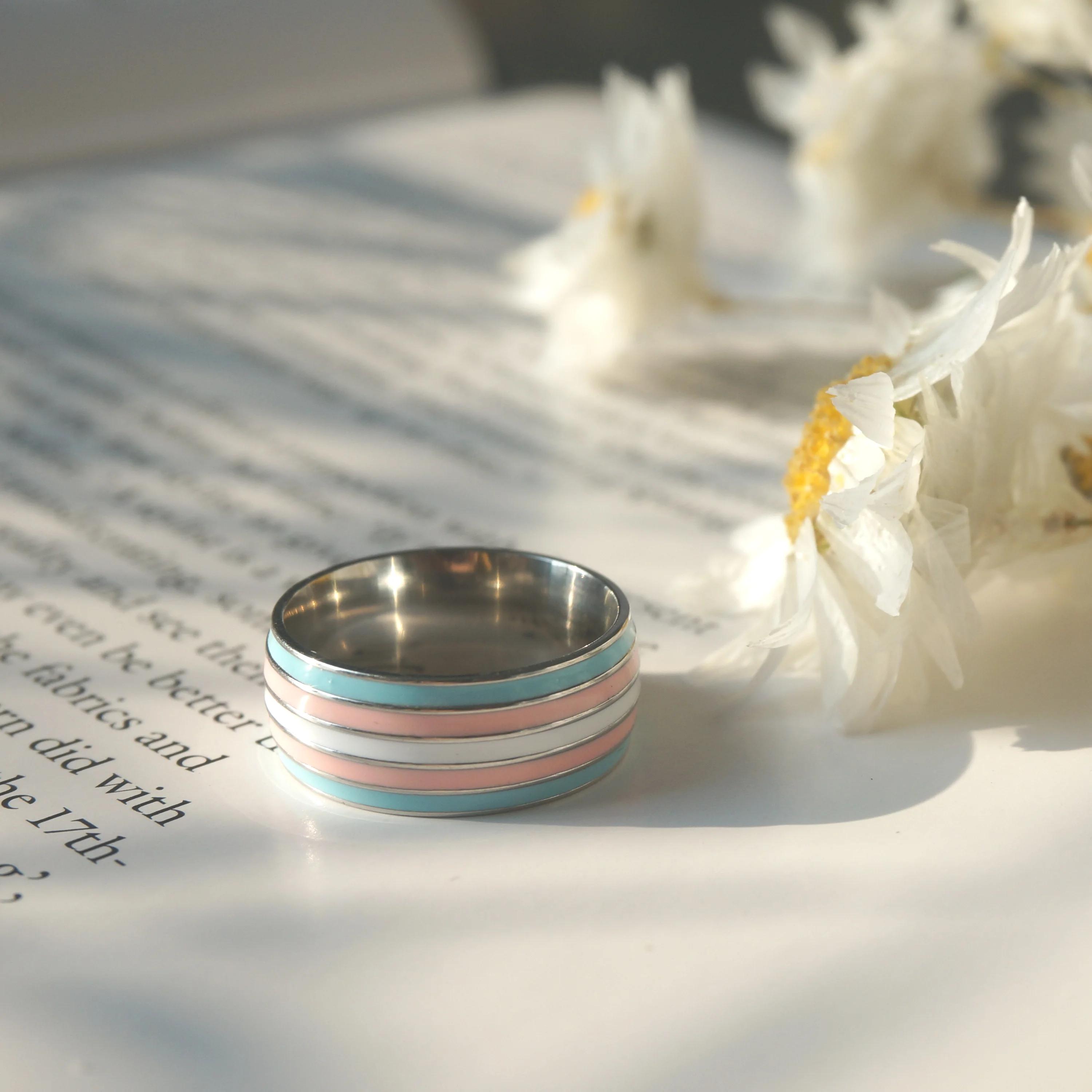 Transgender Ring For Couple Gifts Jewelry Pride Day Trans Stuff Wedding LGBT Valentine's Day Gifts