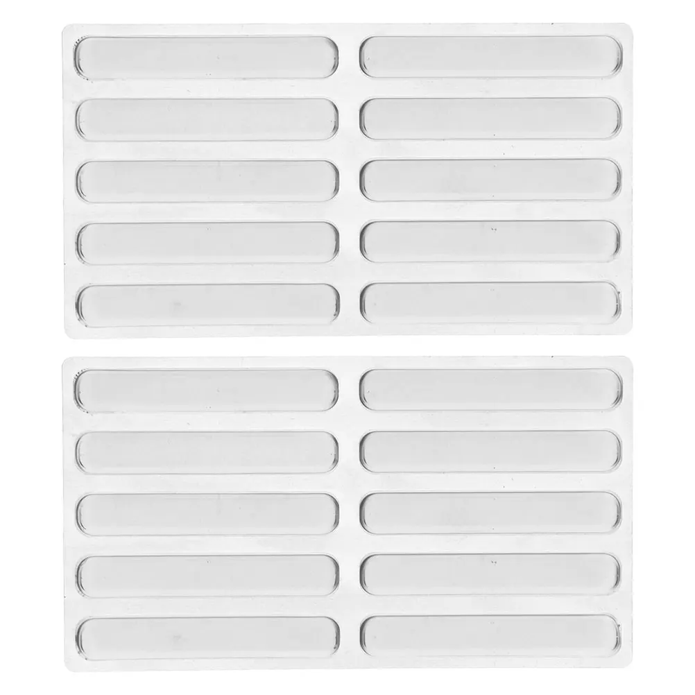 

20pcs Anti Collision Strip Transparent Silicone Door Bumper Furniture Protection Adhesive Strips Glass Table Anti Slip Pad