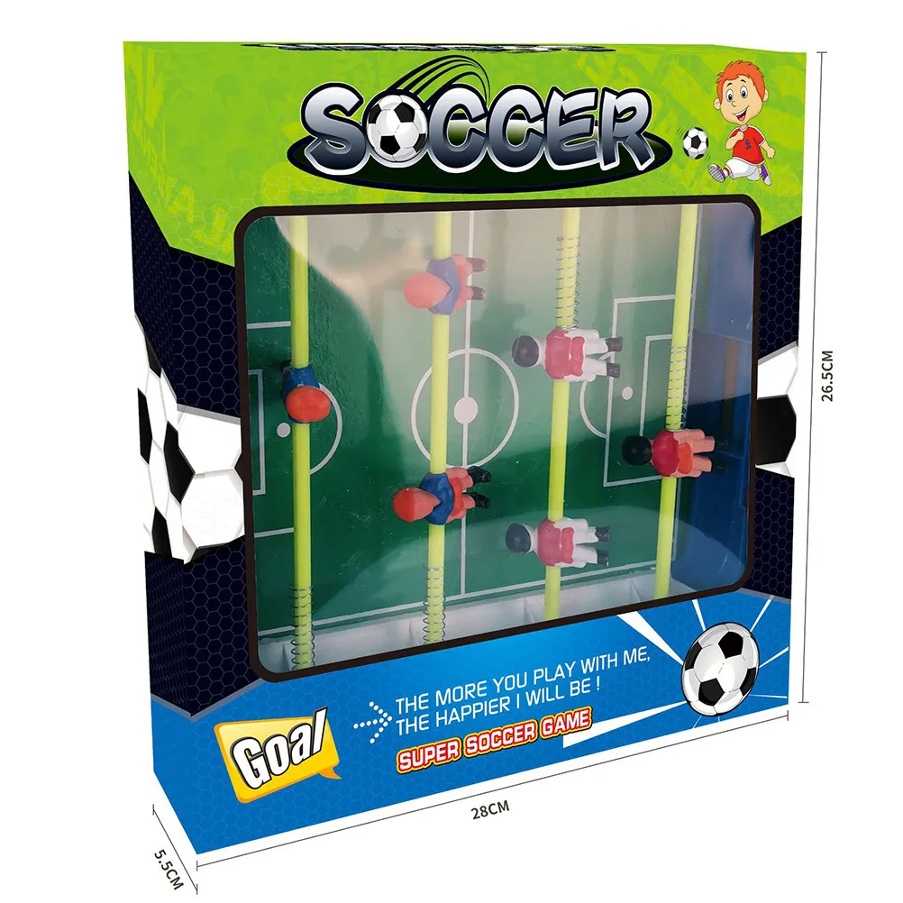 

Football Table Game Childrens Educational Desktop Soccer Set ABS Metal Build Quality Improves Hand Eye Coordination Visual