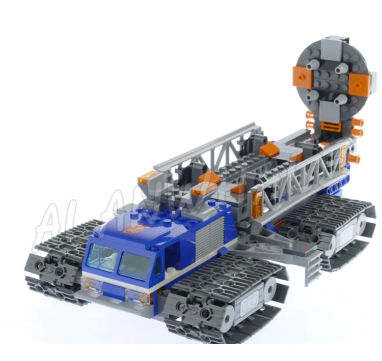 1097pcs City Rocket Assembly & Transport Launch Control Tower Crawler Rover Lab 11388 Building Block Toys Compatible With Bricks