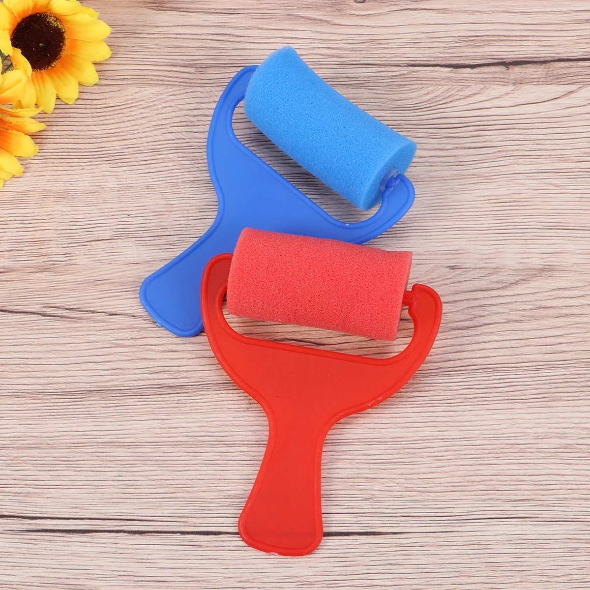 

8pcs Sponge Paint Roller Kids Lessons Drawing Graffiti Portable Foam Painting Tools