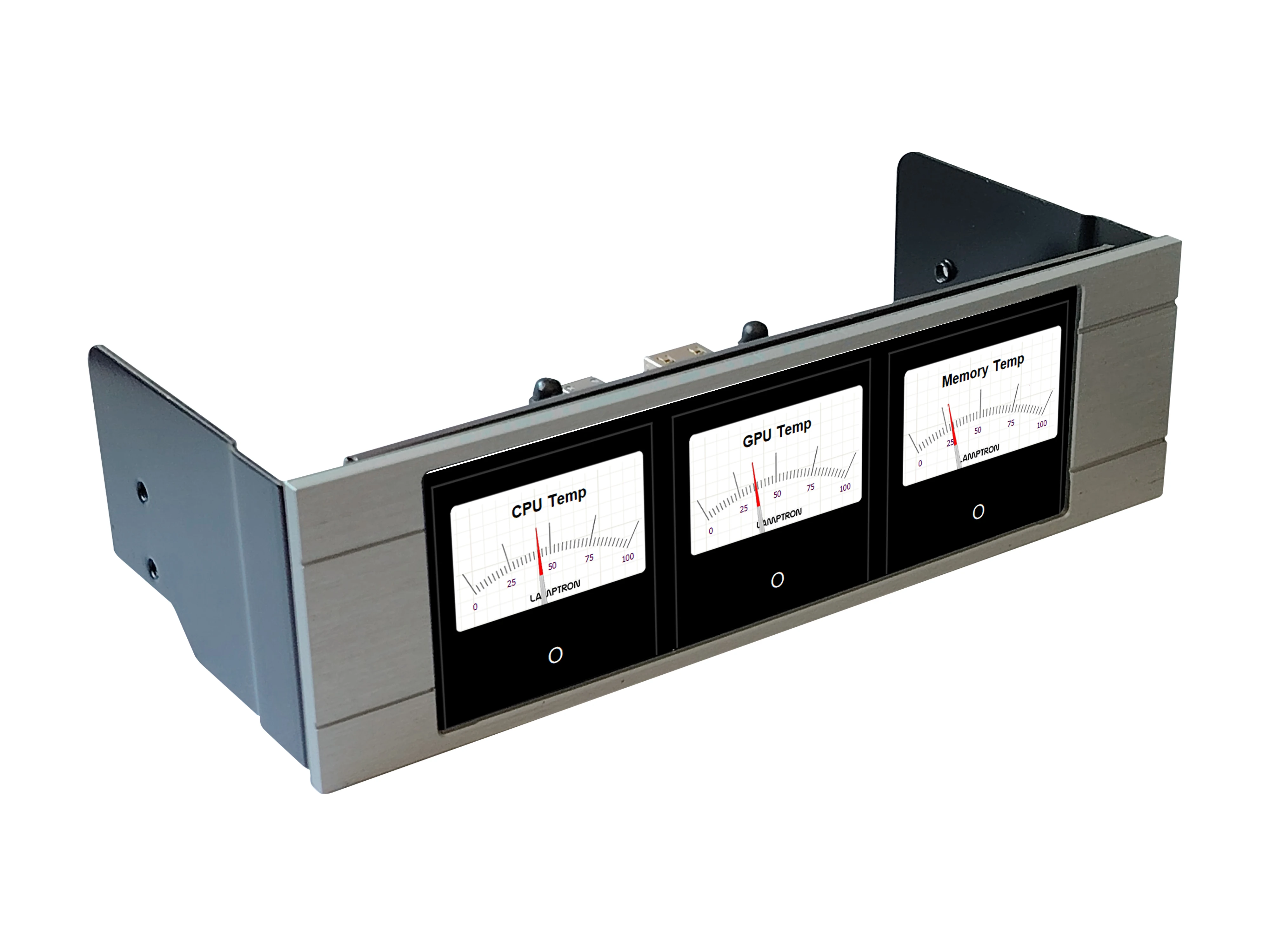 HM049 Real-Time Monitoring PC Hardware Monitor System Check Computer Temperature Fan RPM Voltage CPU GPU HDD Network
