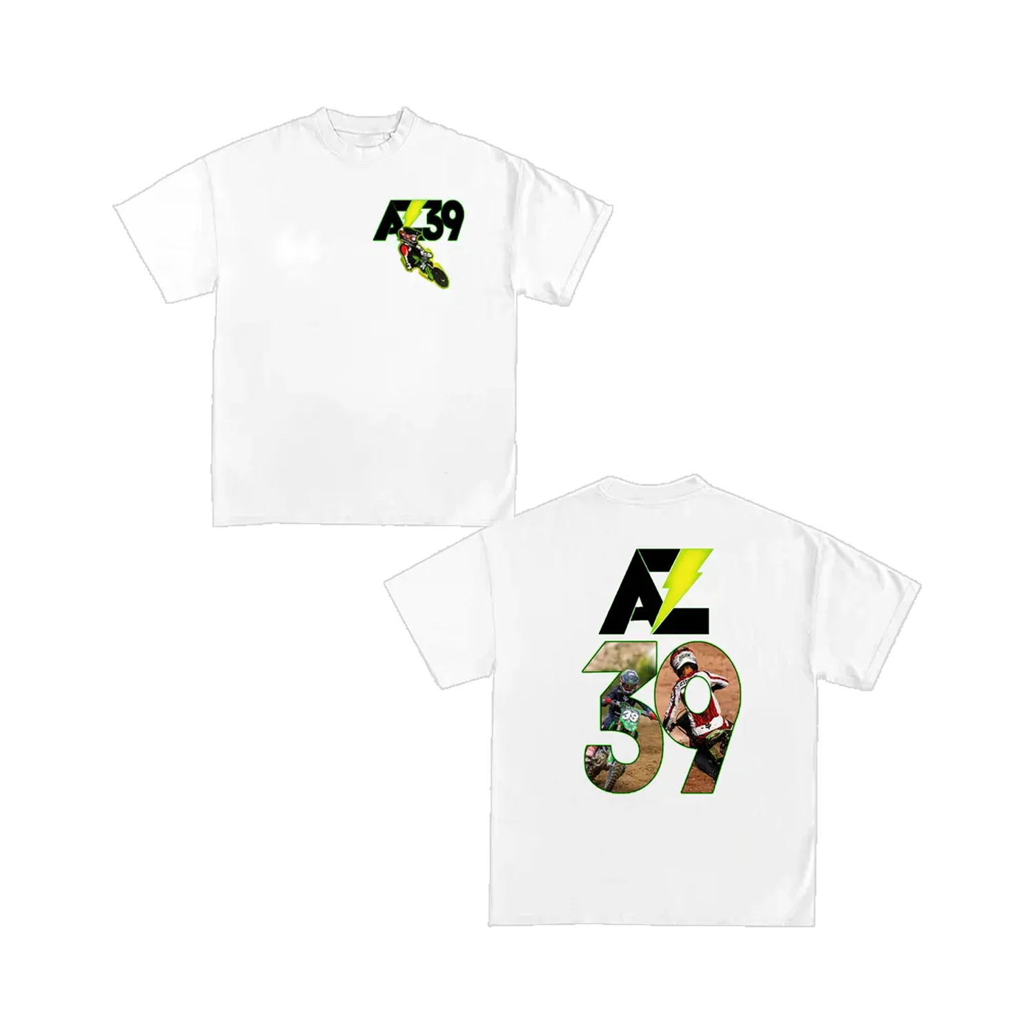 

AZ39 Kawasaki Team Tribute T-Shirt Unisex Outdoor Cycling Summer Classic Tee Adults Loose Exercise Off-road Motorcycle Jersey