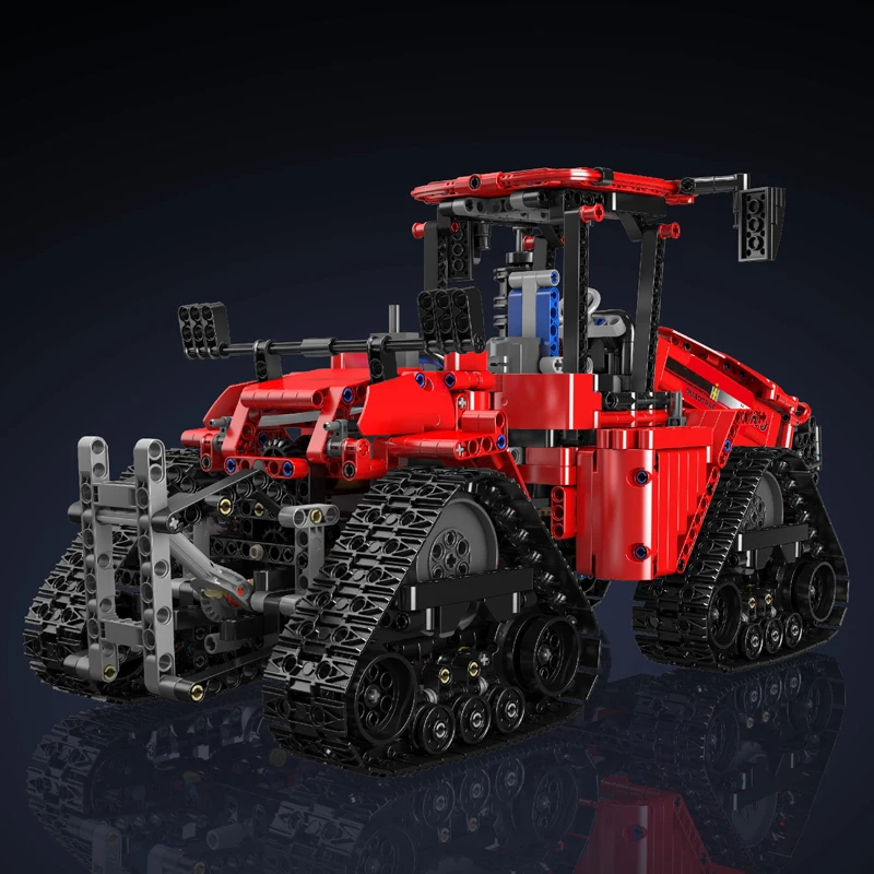 Mould King 18020 Technical Car Toys The APP RC MOC-35270 Pneumatic Crawler Tractor Building Block Brick Kids Christmas Gift