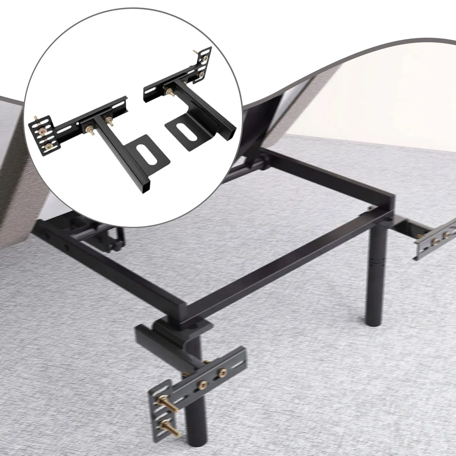 2個入りヘッドボードブラケット、プレミアム、頑丈、実用的なハードウェアユニバーサルアクセサリー、プロ仕様の調整可能なヘッドボードスタンド