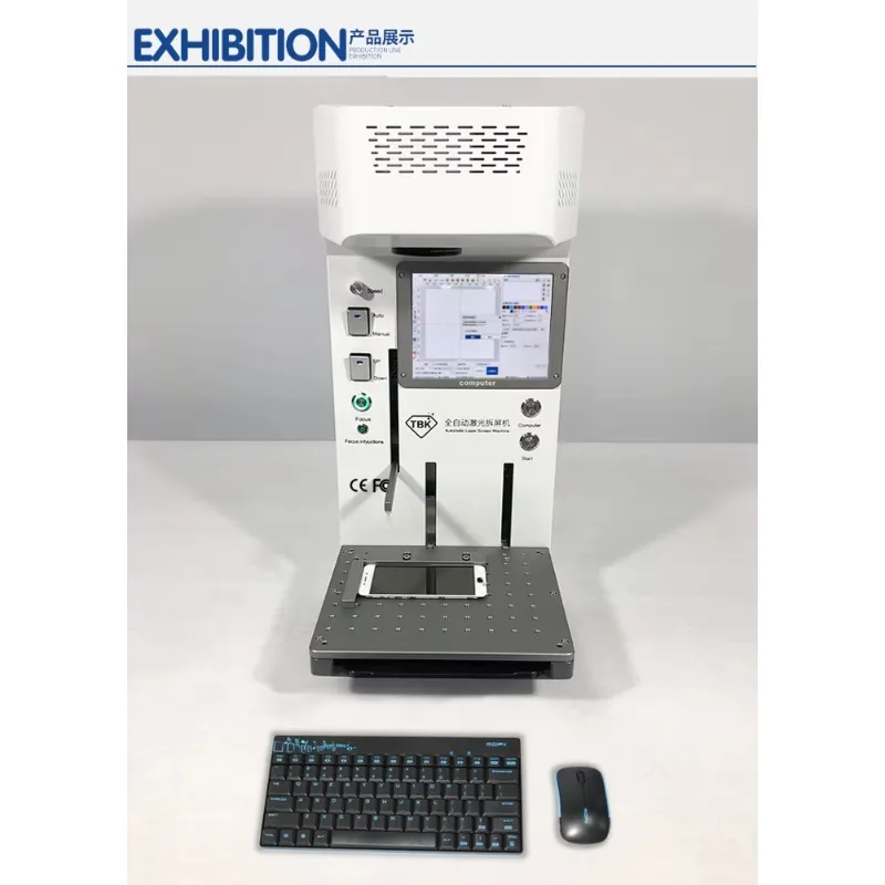 Best Price TBK 958a Enhanced Laser Marking Machine Built-in Keyboard Auto Focus For IPhone 8 8P X XR XS XS Max Back Glass Repair