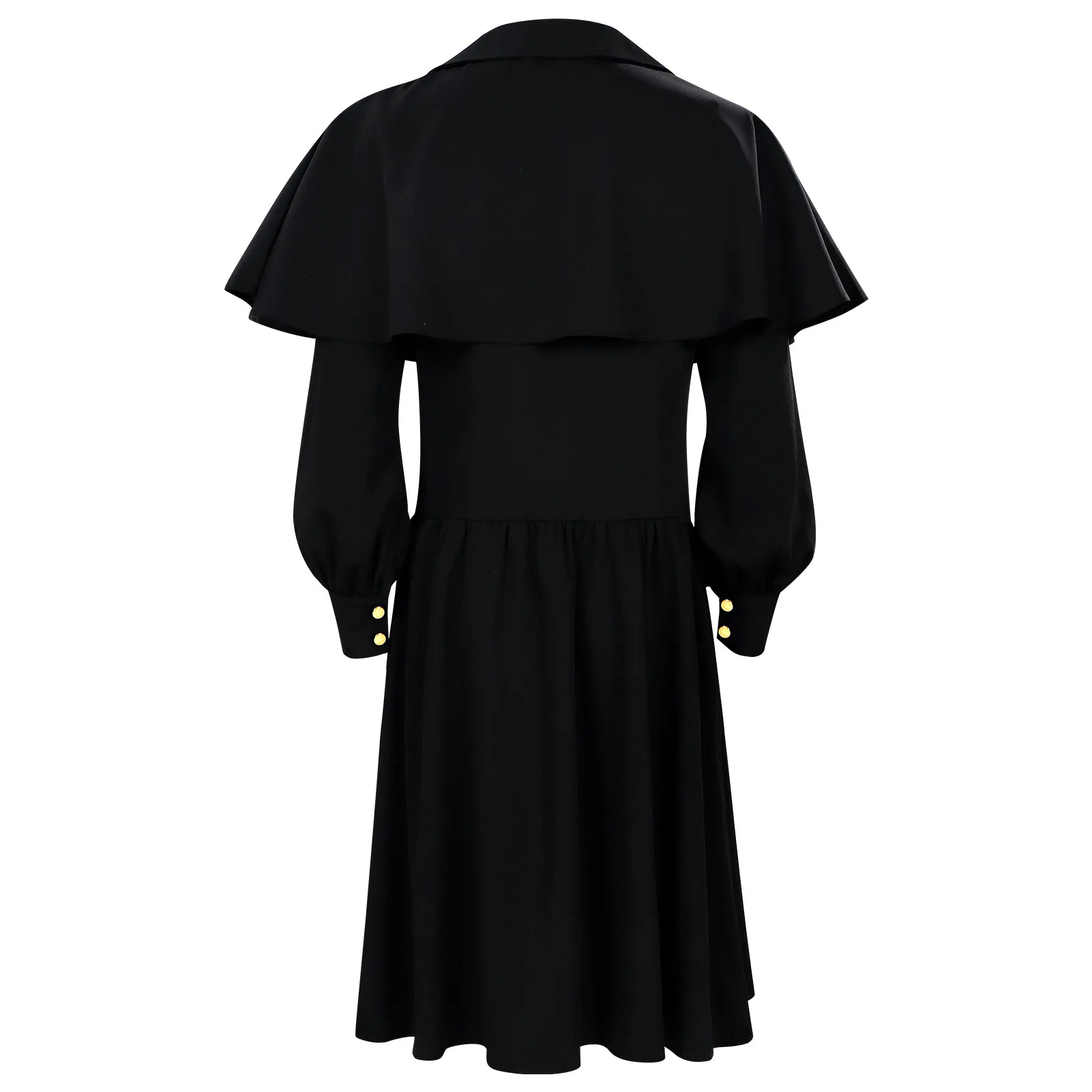Medieval Tailcoat Suit Jacket Gothic Steampunk Long Jacket Victorian Frock Coat Cosplay Male Single Breasted Swallow Uniform view 3