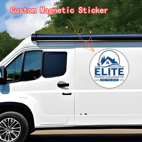 Pegatina Magnética Personalizada para Coche, Logotipo y Texto a Medida, Calcomanía Magnética, Letrero Personalizado para Puerta de Vehículo, Publicidad para Furgonetas y Camiones