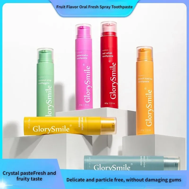 Fruit Flavor Oral Fresh Spray Toothpaste Mouth Freshener Odor Treatment Mousse Cleaning Whitening Dental Care Remove Bad Breath