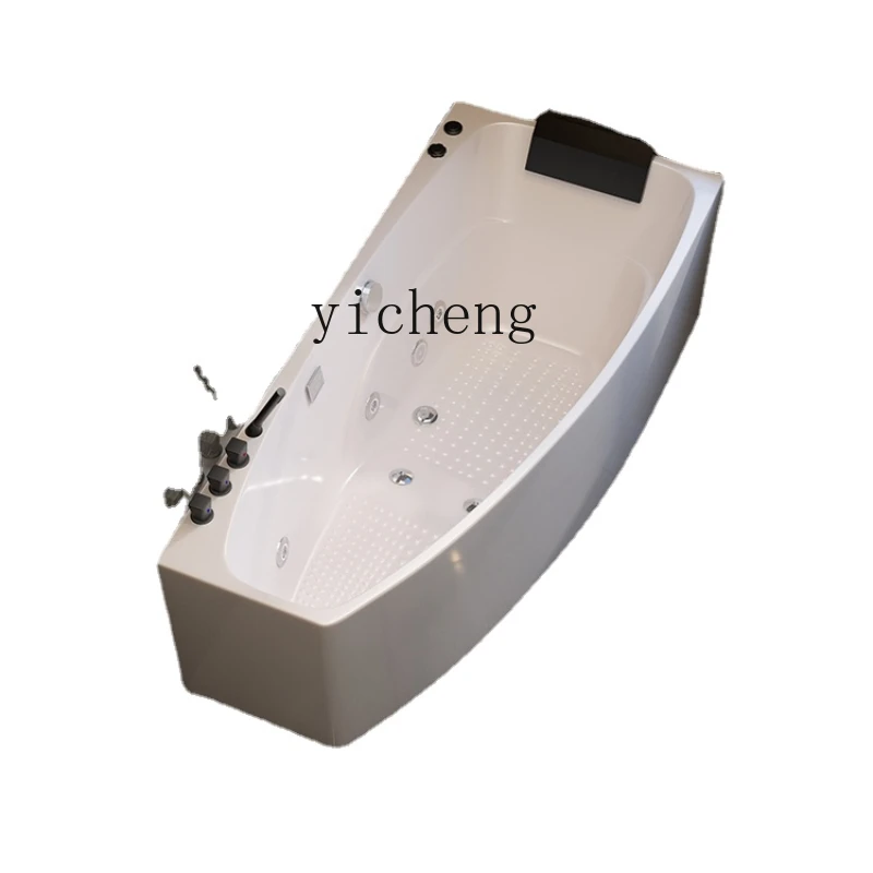 

Xl Bathtub Small Apartment Acrylic Surfing Massage Constant Temperature Deep Bubble Japanese Bathtub