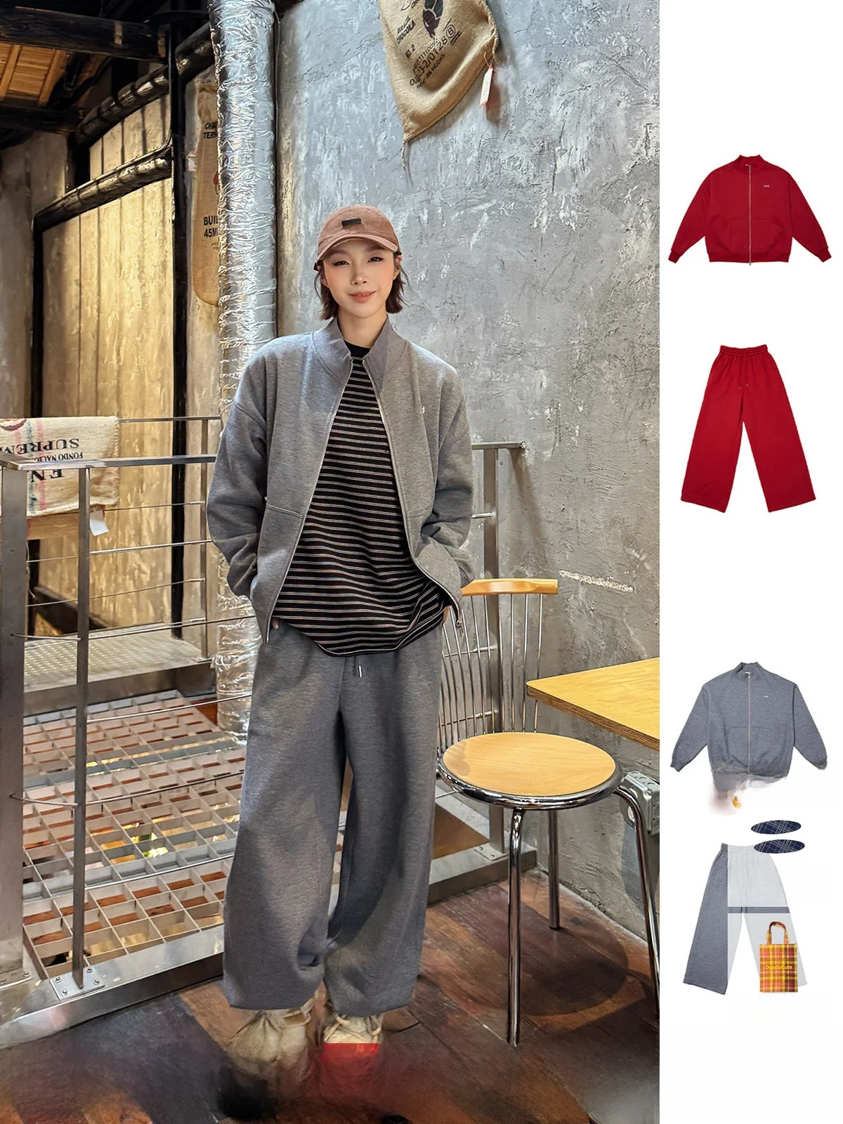 

Casual Fce Lined Hoodie Jaet Sweatpants Brand Handpied Store DEARSOCUTE Women's Faion Winter Outerwear