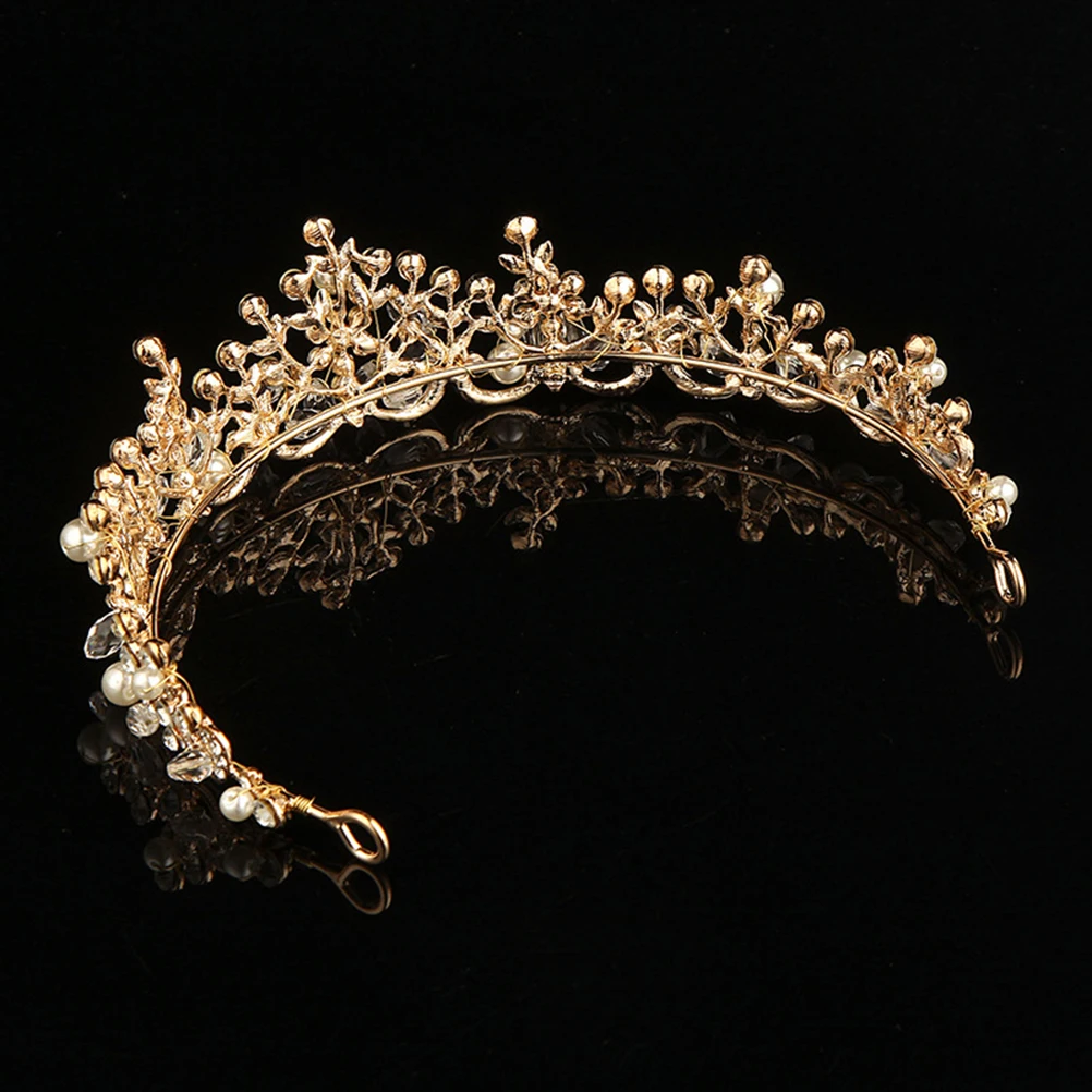 

Crystal Wedding Women Bride Crown Bridal Headwear Lightweight Durable Wedding Decor Crown Jewelries Decoration