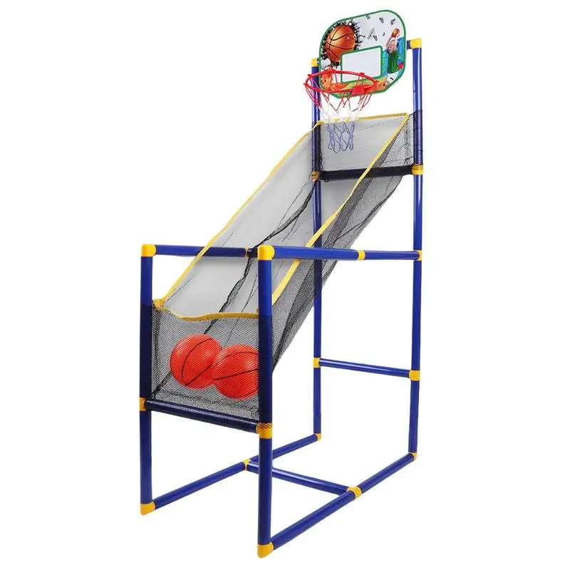 

Portable Kids Arcade Basketball Game Set Mini Indoor Outdoor Basketball Stand Includes Basketball Net Hoop Backboard Toy