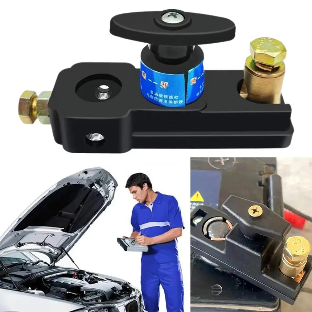 Car Battery Disconnect Isolator Cut Off Switch 12V Check Switch Anti-leakage Car Universal 24V Terminal Battery Parts Z8D9