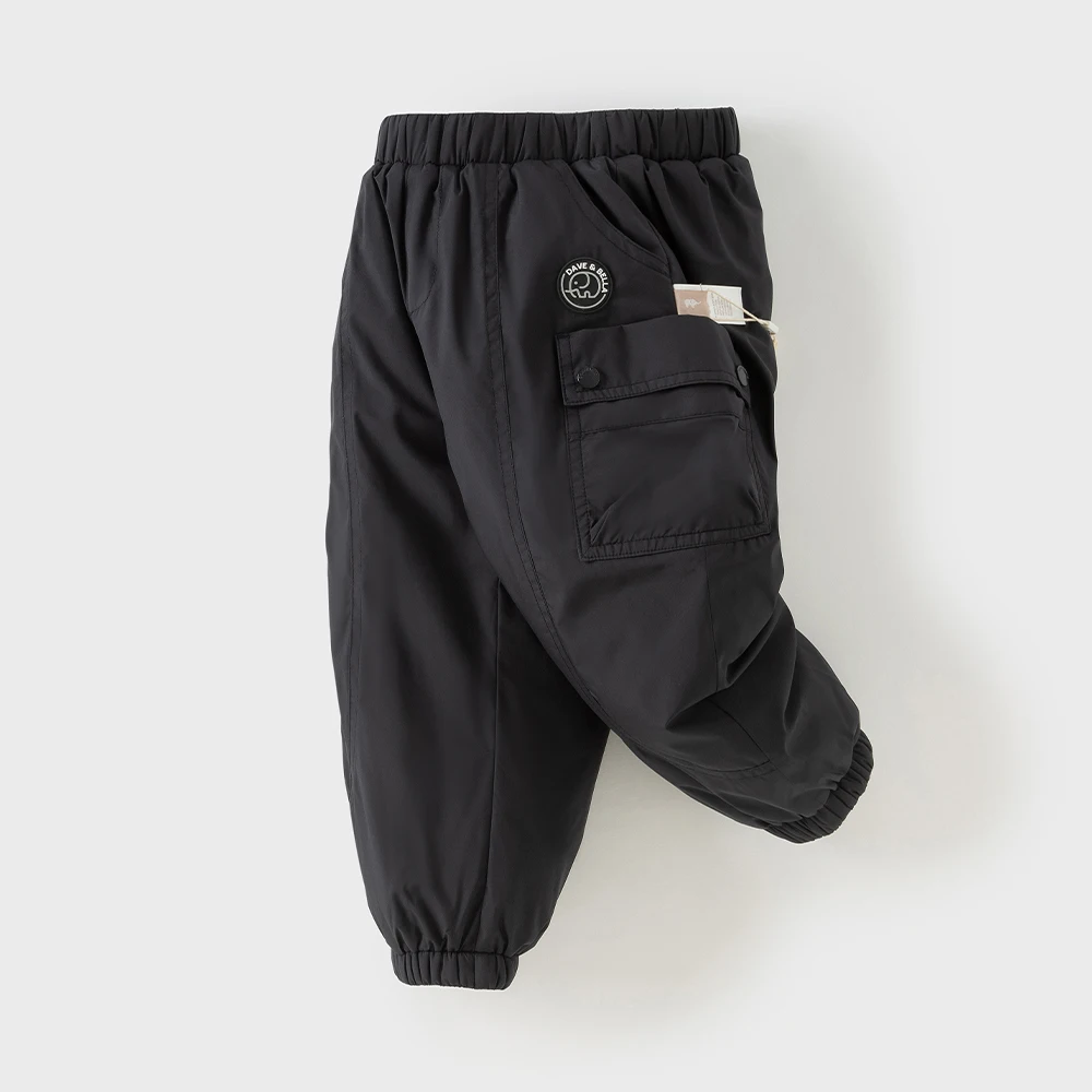 Dave Bella Kids Thick Pants Casual Children’s Winter Trousers For Girl Boy's Clothing Aged 4 to 6 Fashion Loose Warmth DB4254775