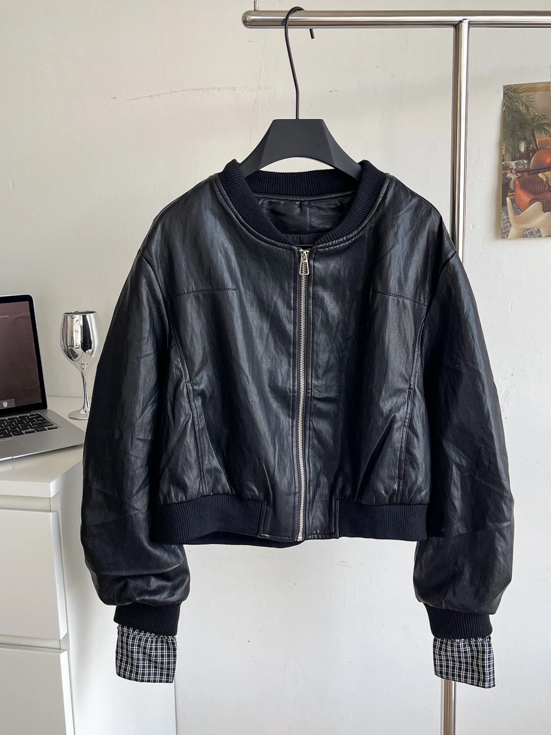 

Faionable повседневная клетчатая длинная женская верхняя одежда Sve Jaet, осень-зима, элитный топ в гонконгском стиле