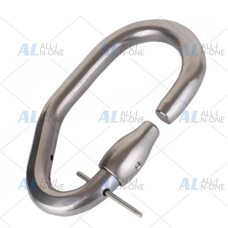 Professional Equipment Uninterrupted Protection Stainless Steel Carabiner for Outdoor Rock Climbing