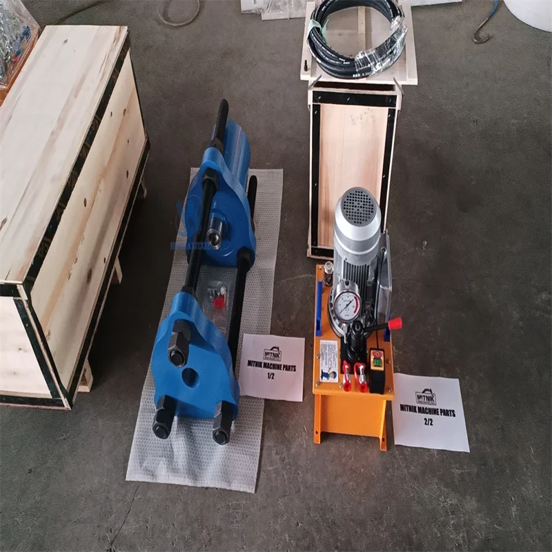 Track Chain Pin Remover and Press Machine 1.5kw Crawler Pin Removal Sleeve Pressing Machine Excavator Maintenance Pin Shaft Tool