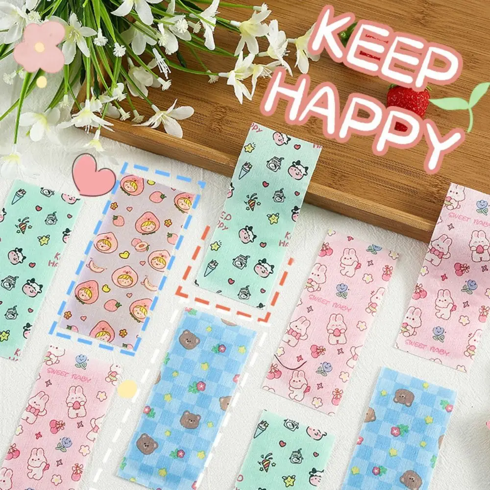 2pcs/pack Ice Stickers Printed Summer Cool Paste Hydrogel Cartoon Ice Paste Random Printing Style Cute Cooling Stickers Student