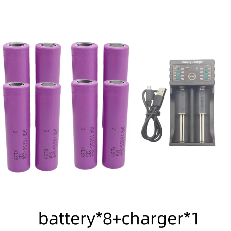 NEW KEPAH 35E original power 18650 lithium battery 3500mAh 3.7v 25A high power INR18650 for electrical tools Full capacity