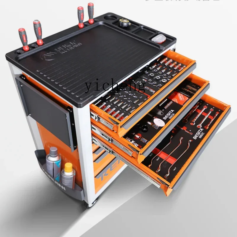 a1 Multi-Function Tool Car Heavy Mobile Auto Repair Drawer Type Trolley