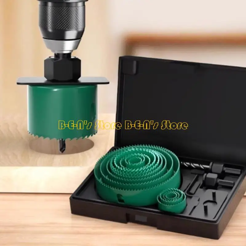 y1ad-5-8-13pcs-hole-bit-cutting-set-drill-bit-set-19-64-64-127-19-127mm