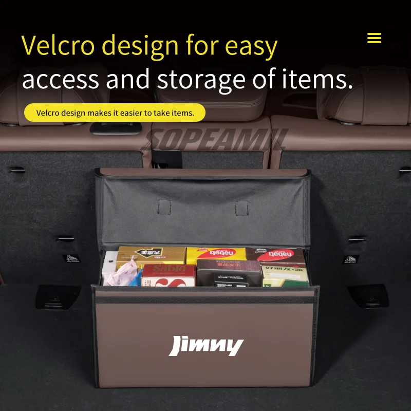 Car Trunk Organizing And Storage Box For Suzuki Jimny Swift Vitara Ignis SX4 S-Cross Brand-new Automotive interior Accessories