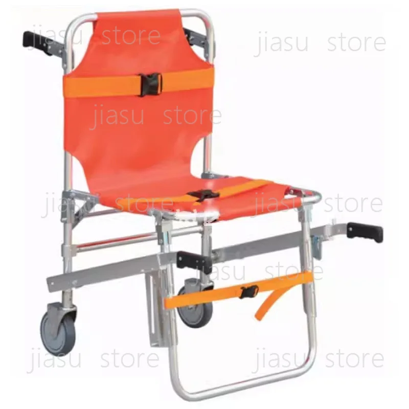 

Wheeled Hand Cart for Stair Navigation Home Fire Emergency Evacuation Chair Ambulance Folding Hand Cart