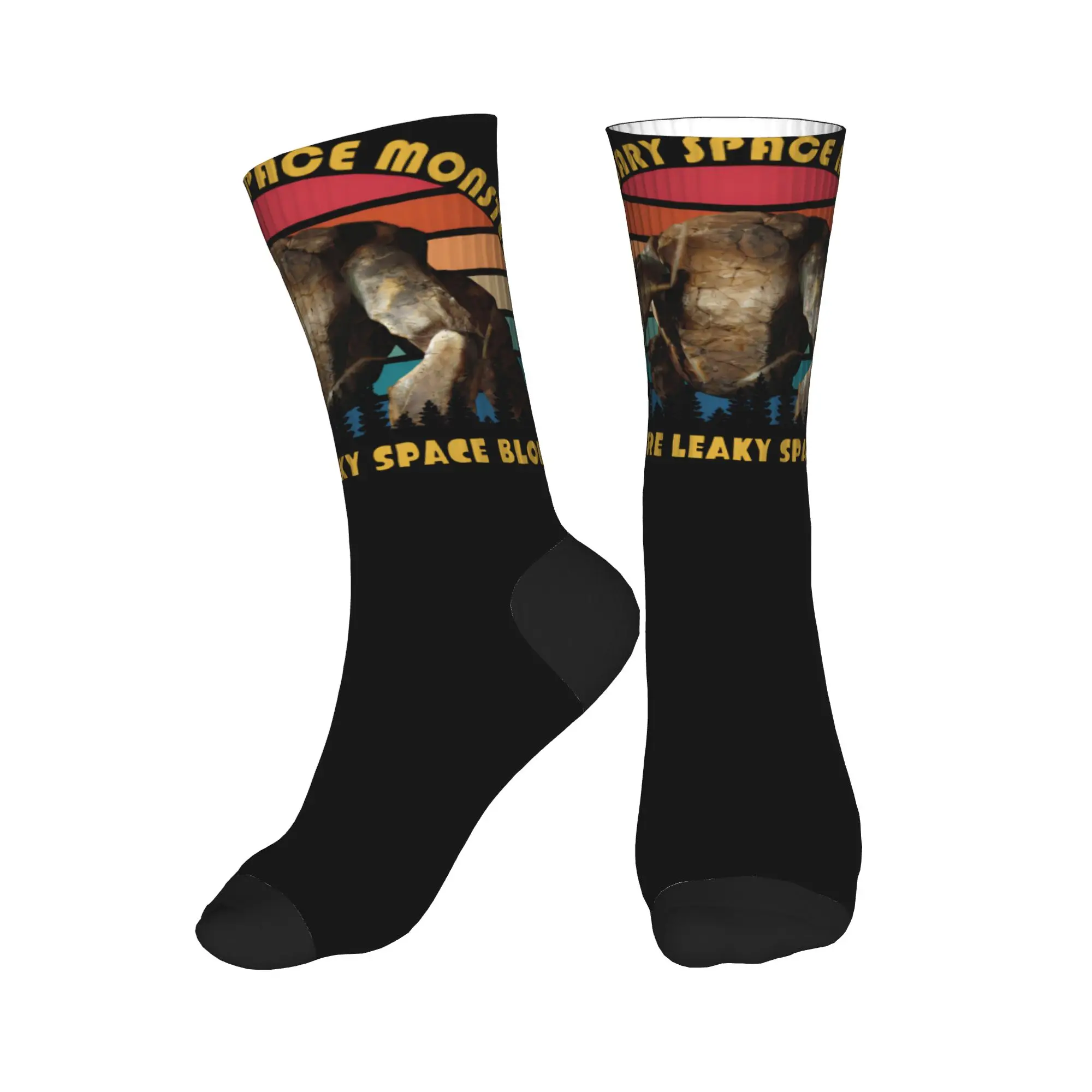 I Am Scary Space Monster You Are Leaky Space Blob Project Hail Mary Socks Design Stockings Non Slip Men Socks Soft Outdoor Socks
