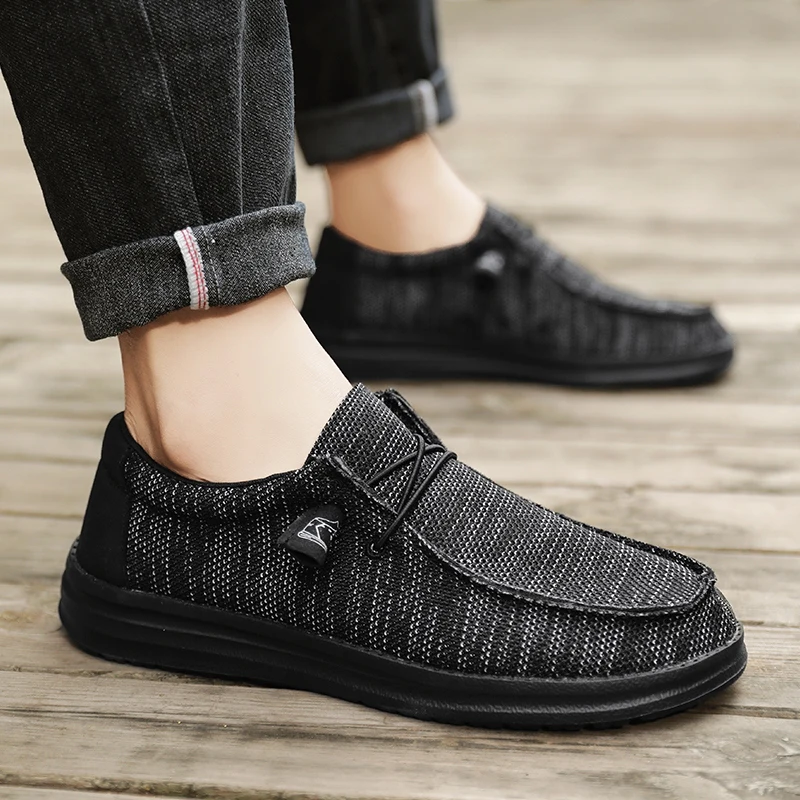 

Men Loafers One Foot Boat Shoes Walking Sports Shoe Lightweight Casual Fashionable Gym Driving Breathable Wide Shoes Social Male