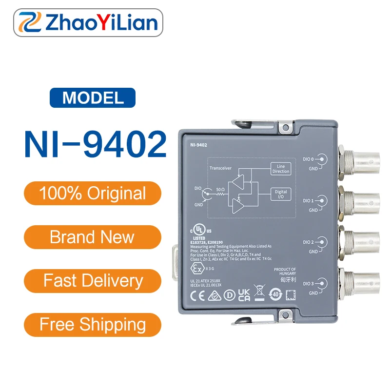 National Instruments NI 9402 C Series 4 Channel High Speed Digital Input Output Module 5V TTL For cDAQ cRIO Test System