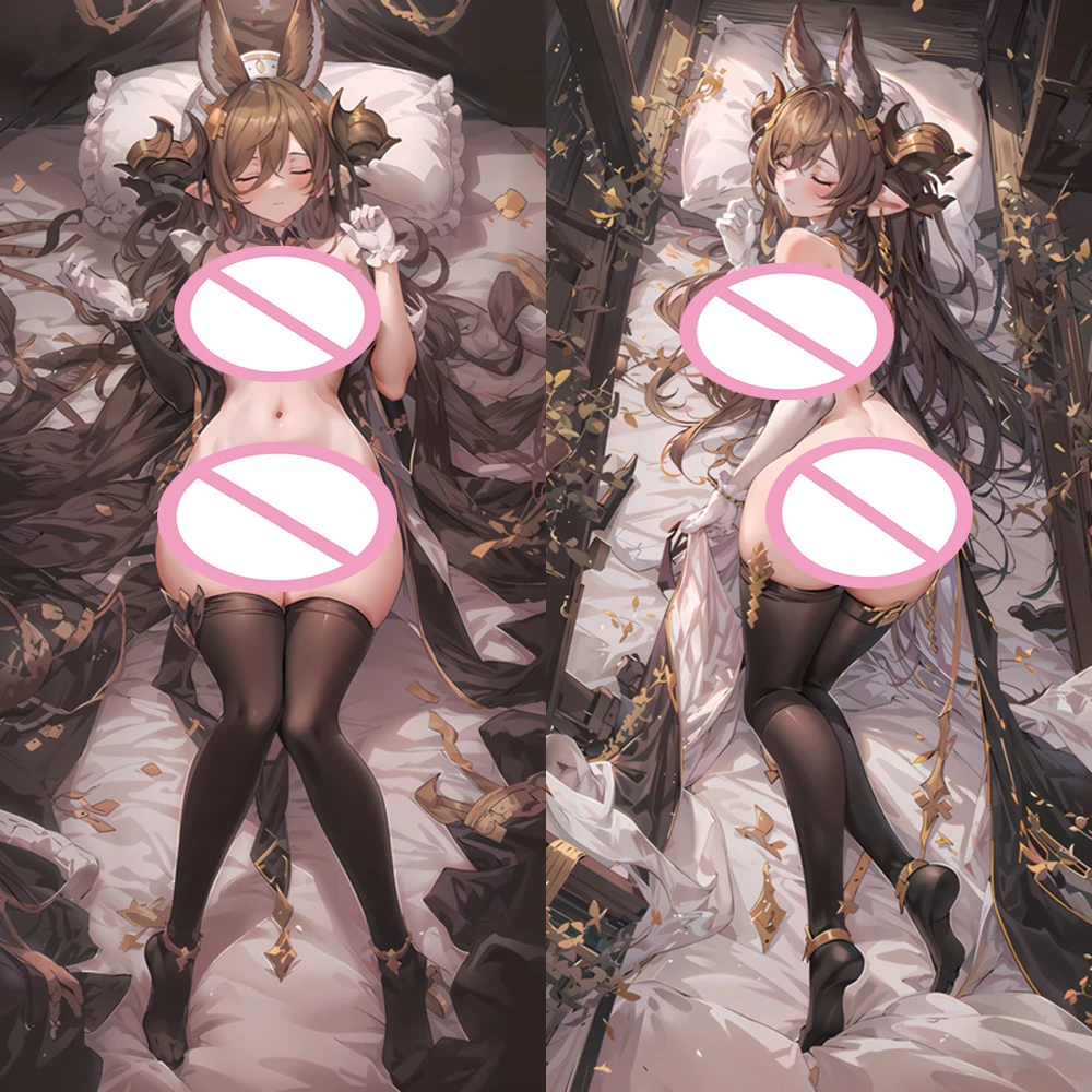 50x180cm Anime Granblue Fantasy Galleon Cosplay Dakimakura PillowCase Hugging Body Prop Pillow Cover