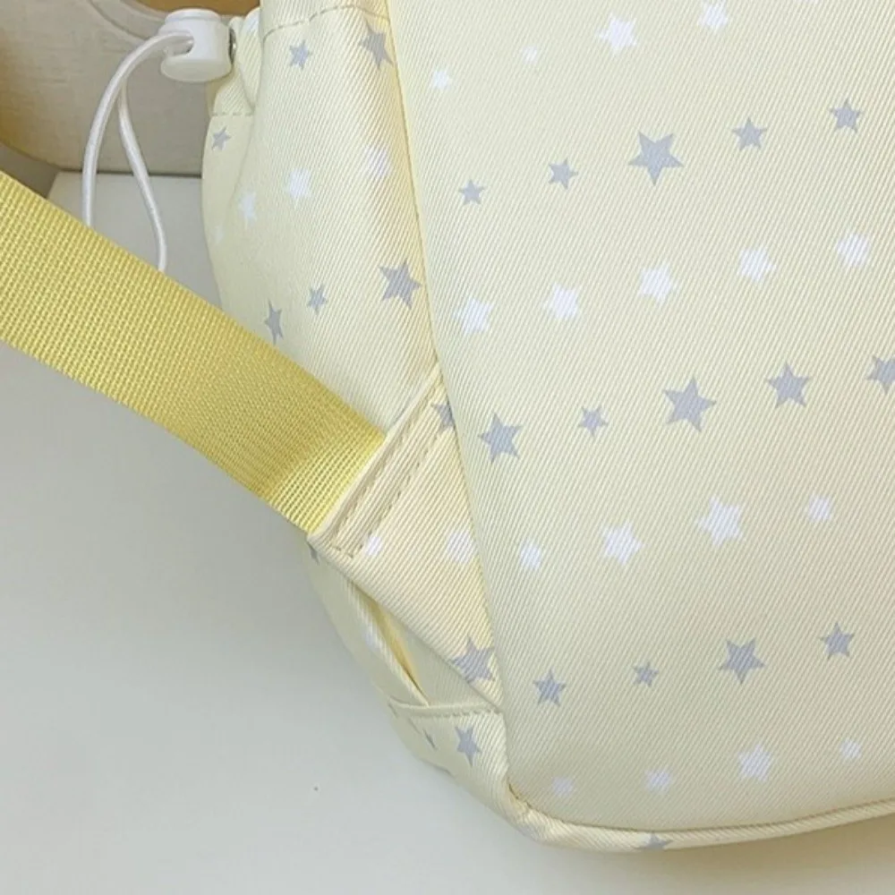 Korean Academy Style Small Star Backpack Shockproof Large Capacity School Bag Wear-resistant Waterproof School Backpack