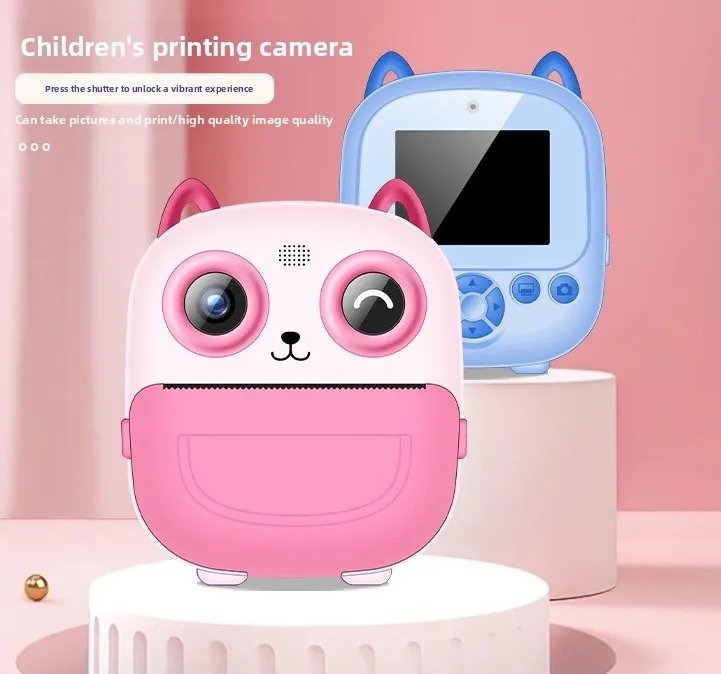 

Polaroid children's camera can take pictures and print high definition 2.4inch LCD screen